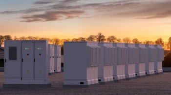 Battery storage units.