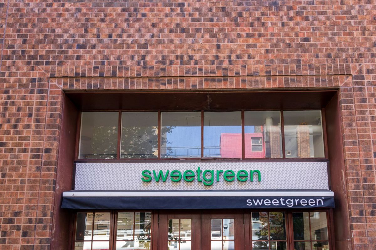 A Sweetgreen storefront.