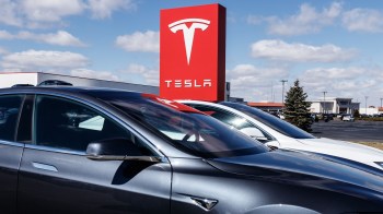 A Tesla dealership.
