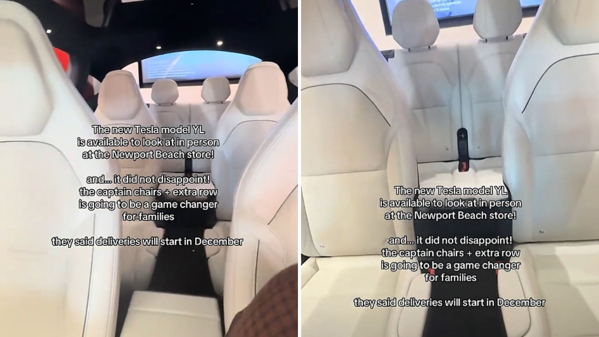 Tesla's Model Y L 'did not disappoint' in person, with captain's chairs and fold-flat 3rd row