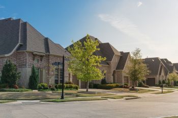 A neighborhood in Dallas, Texas.