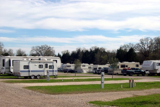 An RV park.