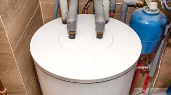 A water heater.