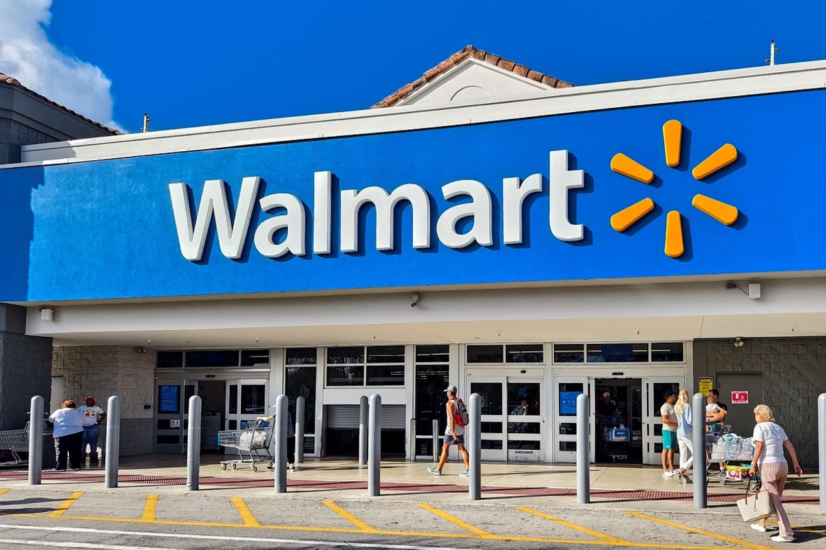 A Walmart entrance.