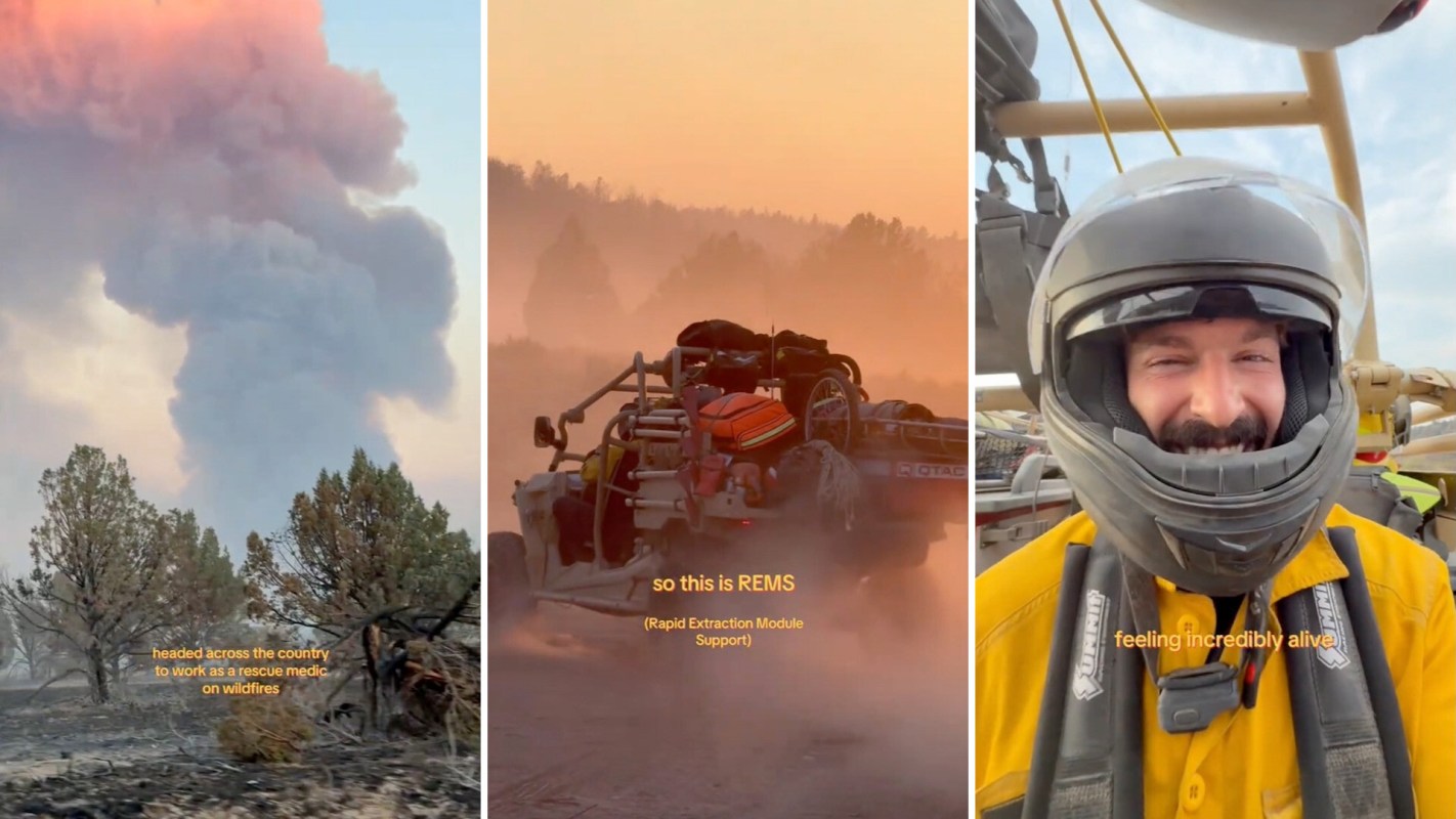 A wildlife medic on the front lines of a wildlife.