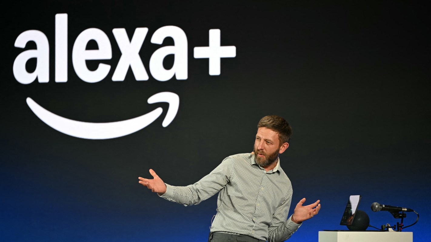 A person talking about Alexa+.