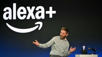 A person talking about Alexa+.