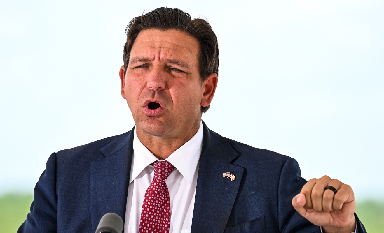 Florida Governor Ron DeSantis.