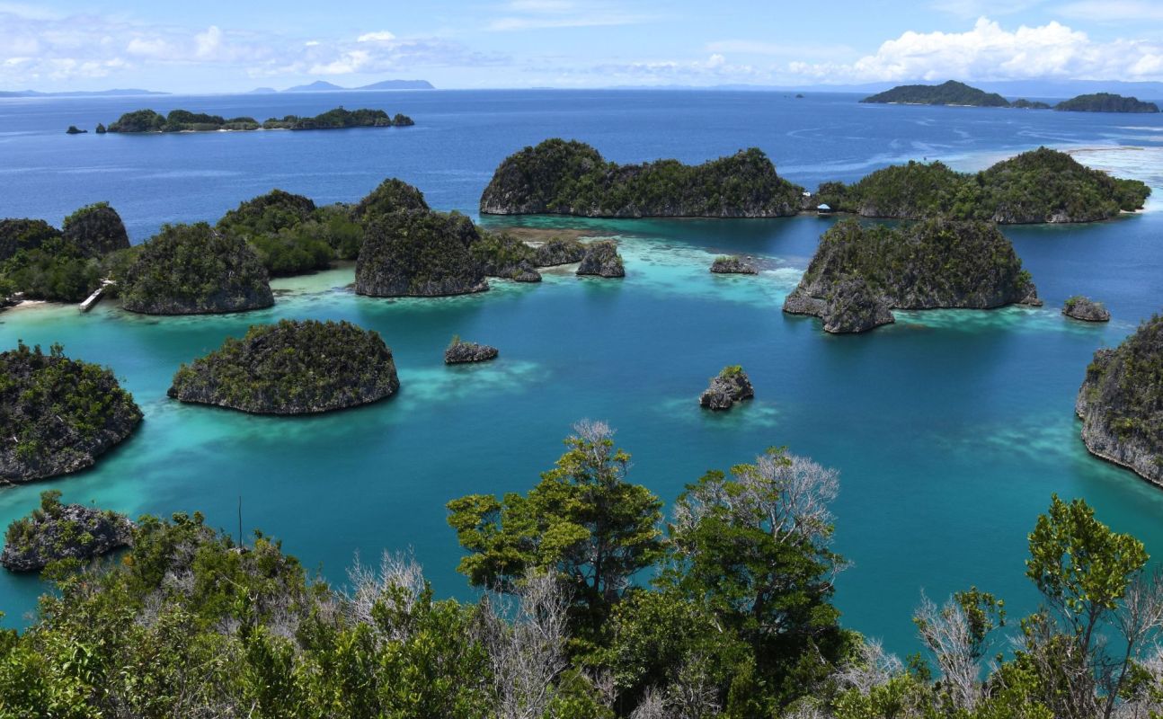 Islands of Raja Ampat Indonesia.