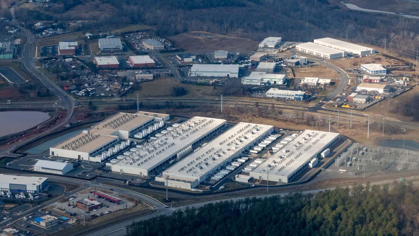 Industrial buildings.