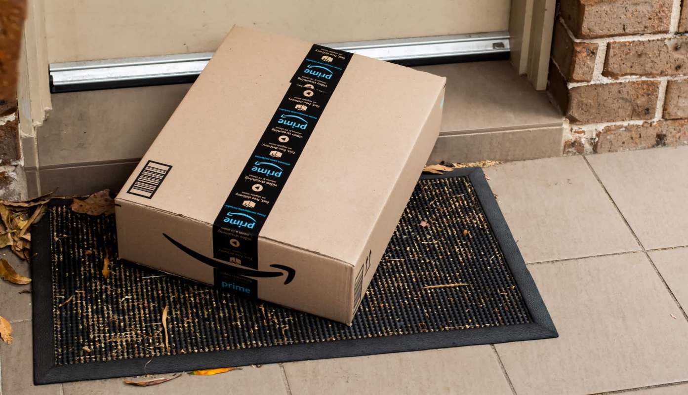 An Amazon package.