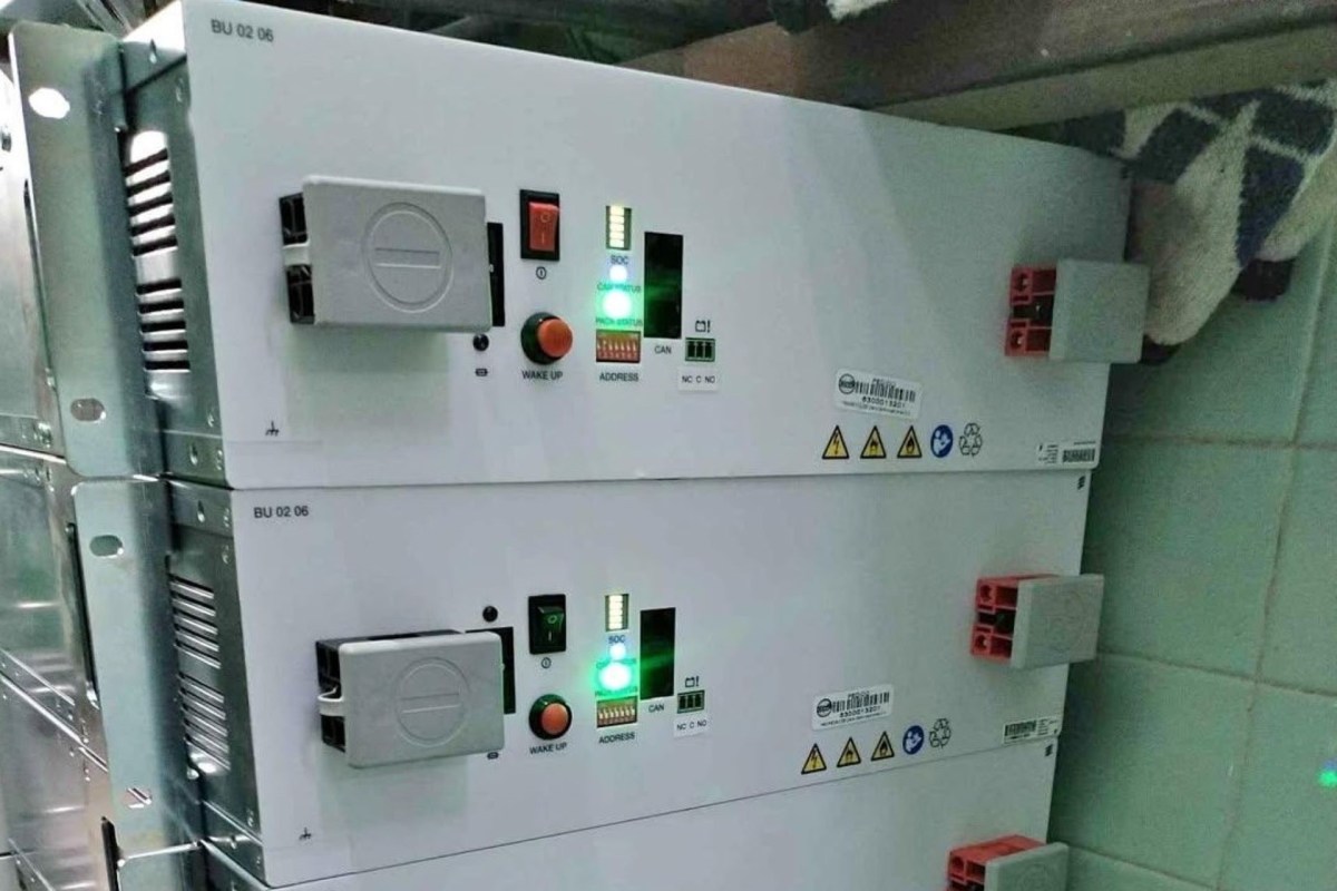 A battery storage system.