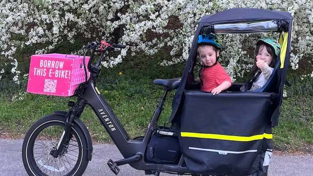 Massachusetts 'e-bike library' lets residents borrow cargo bikes free for a week before buying