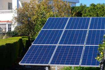 Plug-in solar panels.