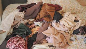 A pile of fabric.