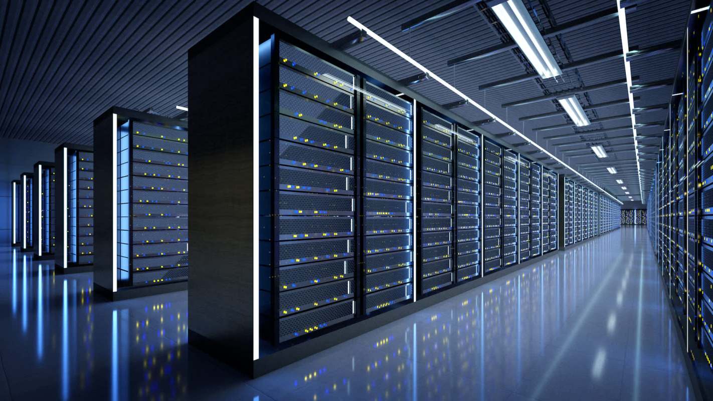 A data center.