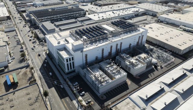 A data center.