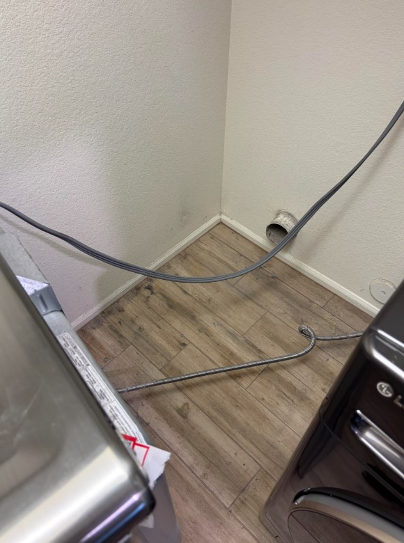 A dryer vent. 