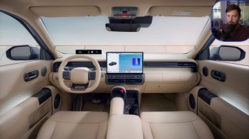 The inside of the new Hyundai Elantra Hybrid.