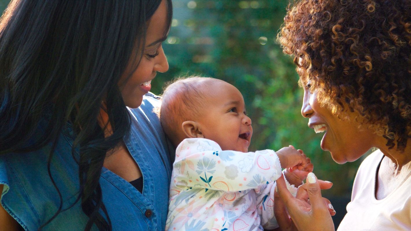 A grandmother, daughter, and granddaughter.