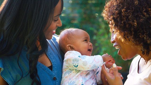 A grandmother, daughter, and granddaughter.