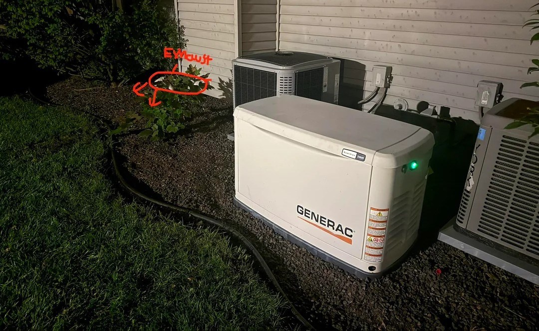 A Generac generator.