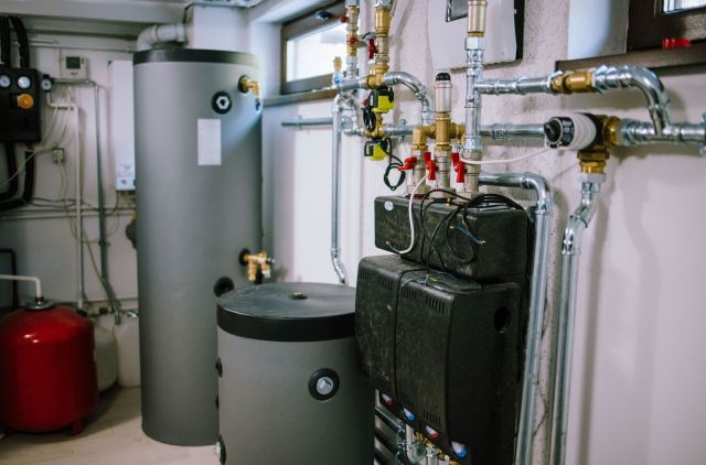 A heat pump water heater system.