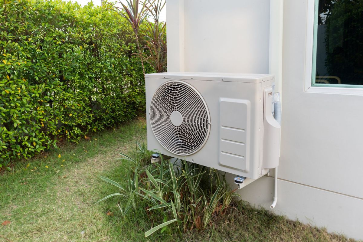 A heat pump.