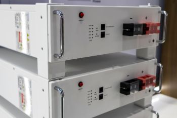 A home battery system.