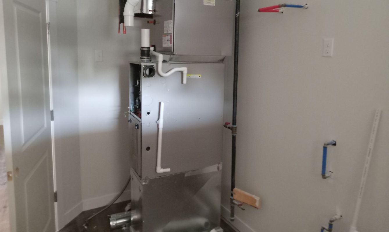 A home furnace.