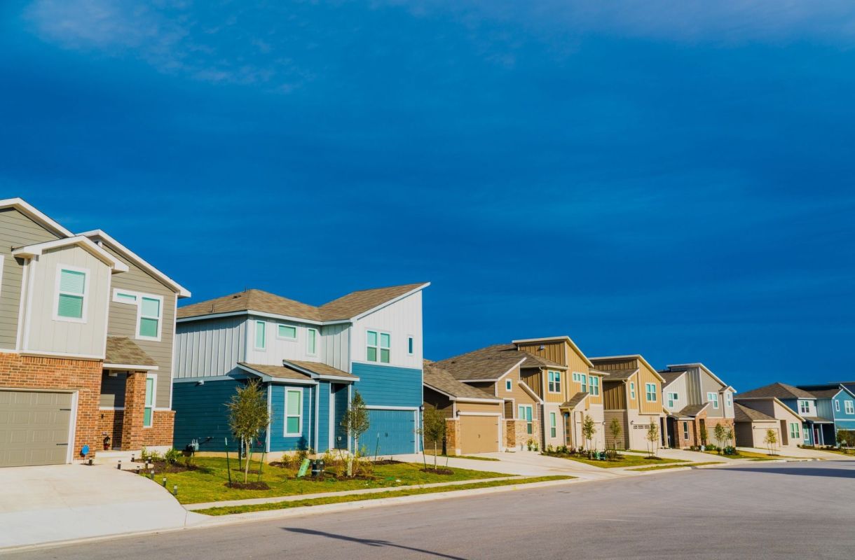 Houses in Austin, Texas.