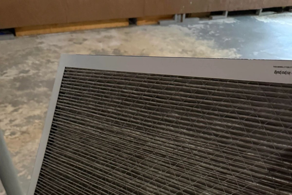 An HVAC filter.