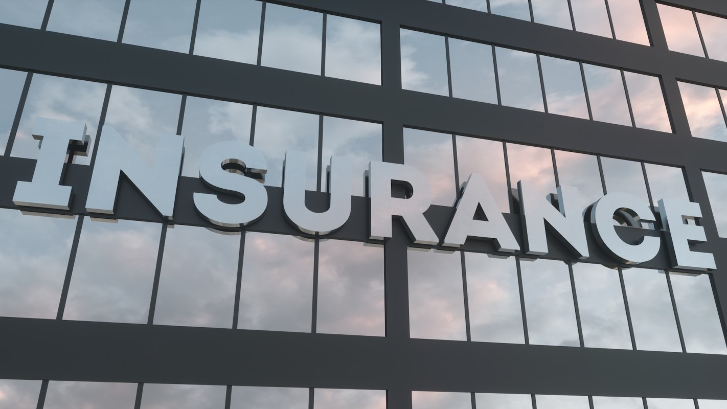 An insurance building.