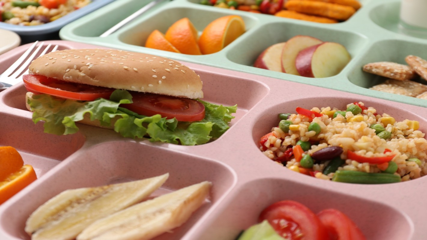 Lunch trays.