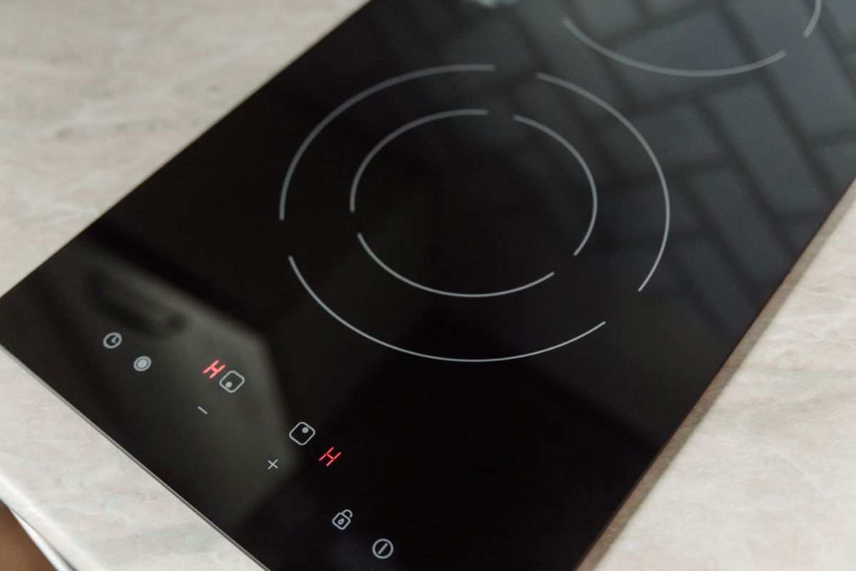 An induction burner.