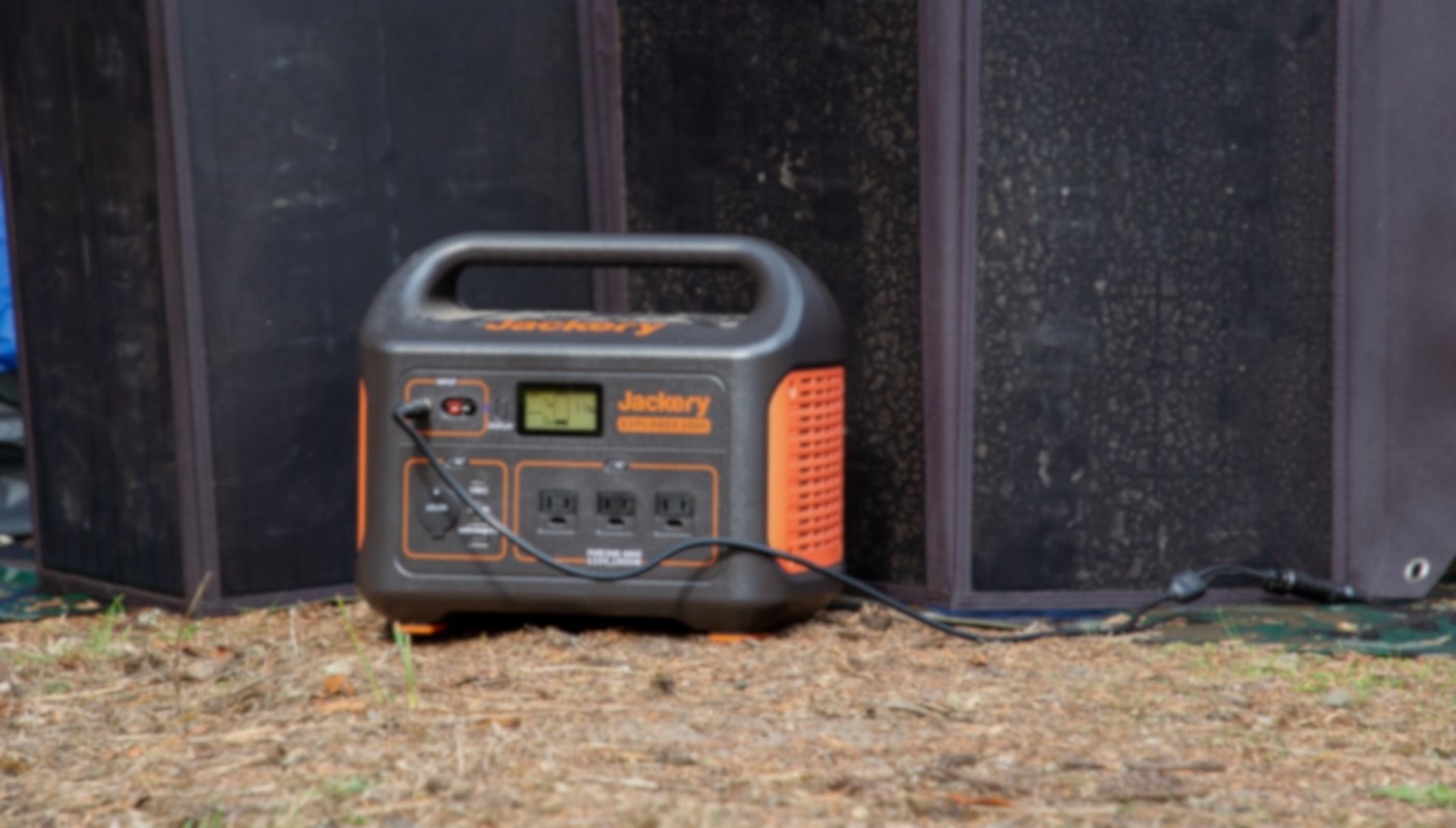 A portable power station.