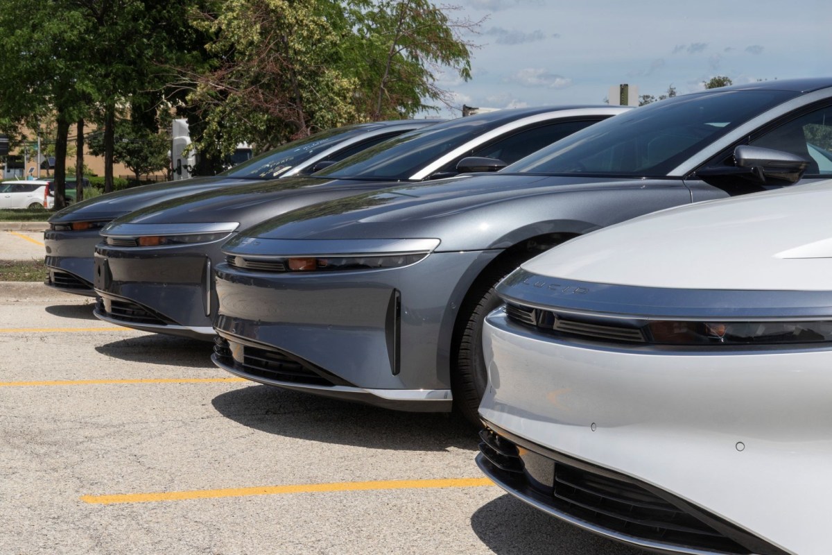 Lucid Air sedans.