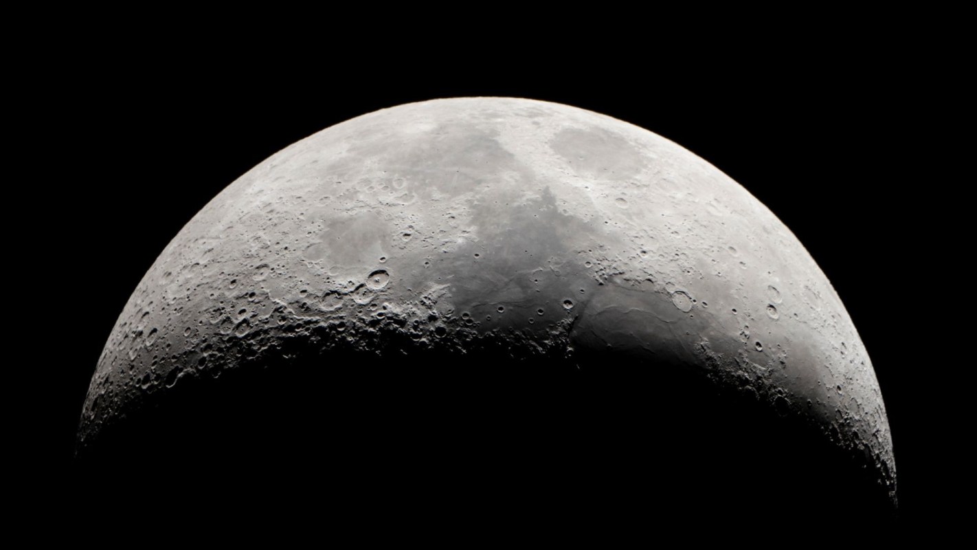 The moon.