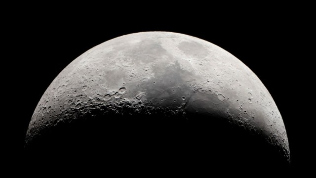 The moon.