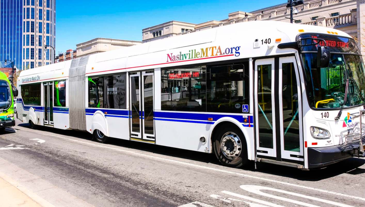 A Nashville MTA bus.