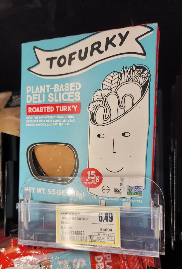 Old Tofurkey packaging.