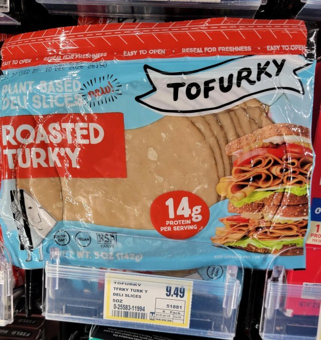 New Tofurkey packaging.