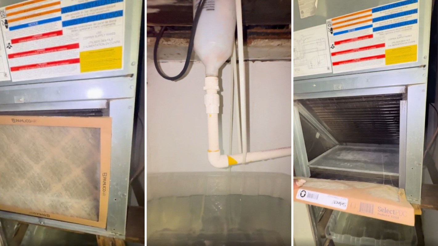 A leaking HVAC.