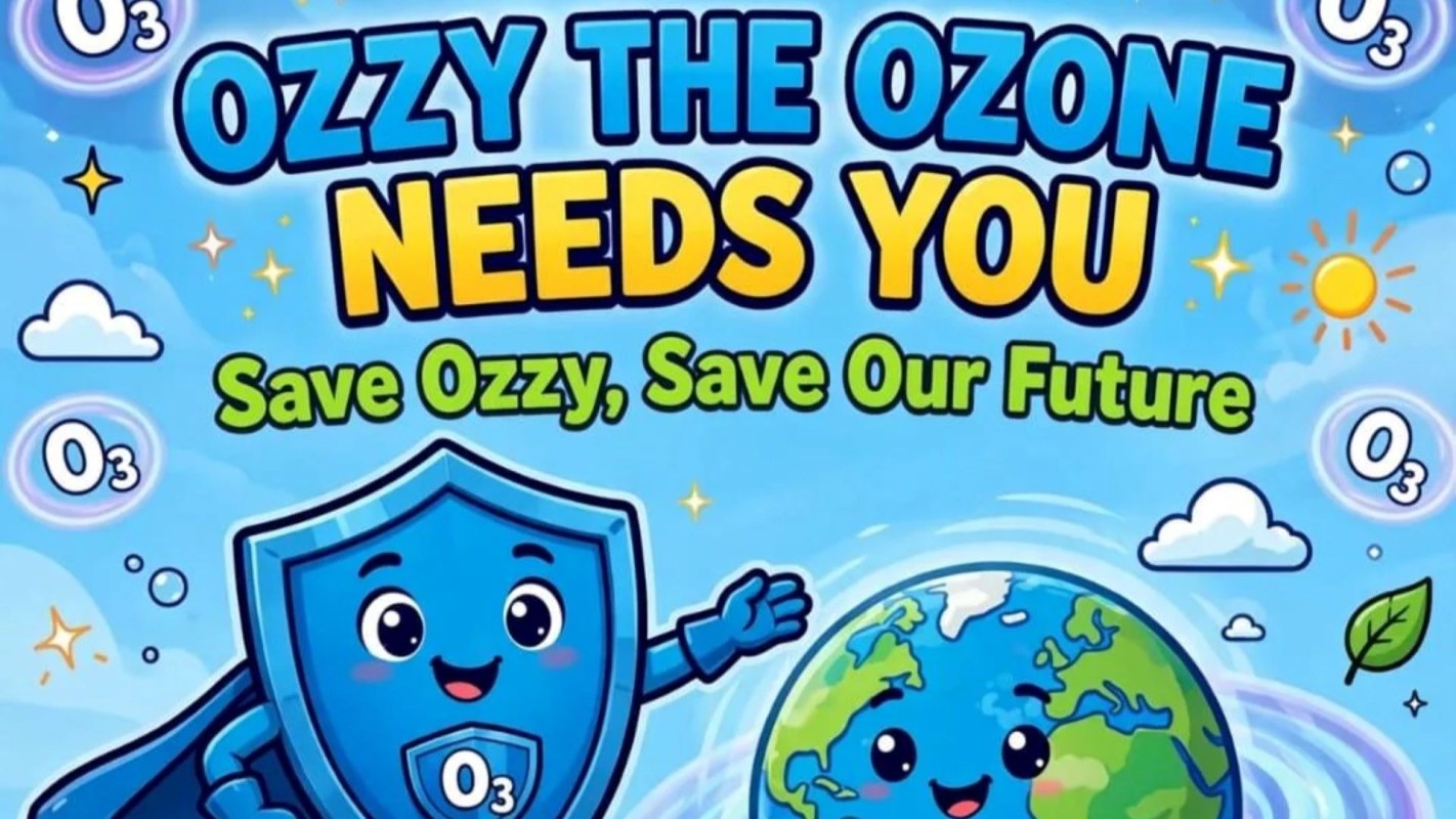 A poster about "Ozzy the Ozone."