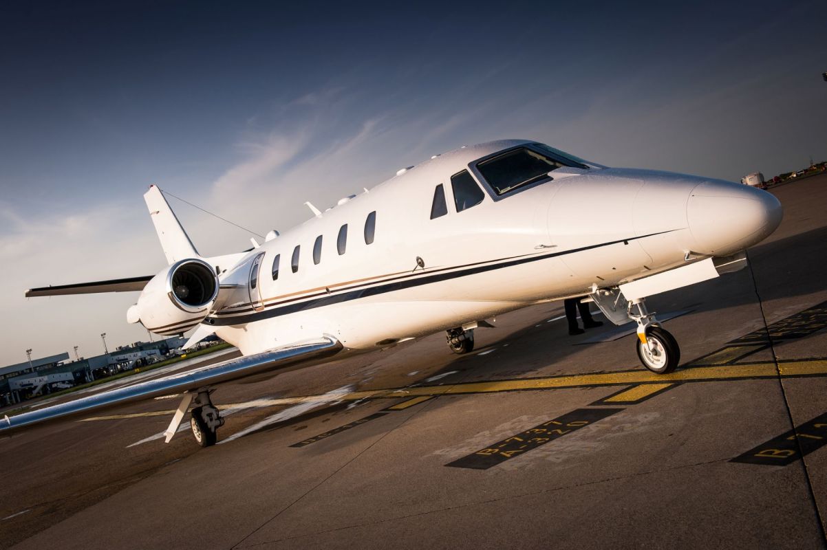 A private jet.