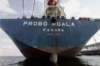 Probo Koala cargo ship.