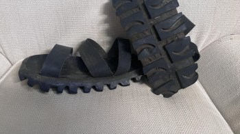 A pair of sandals.