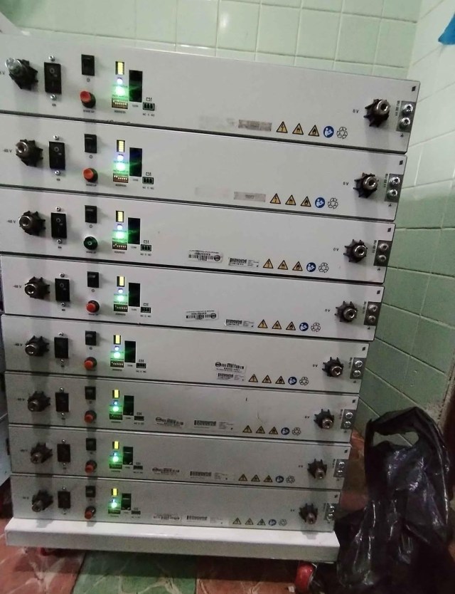 A battery storage system.