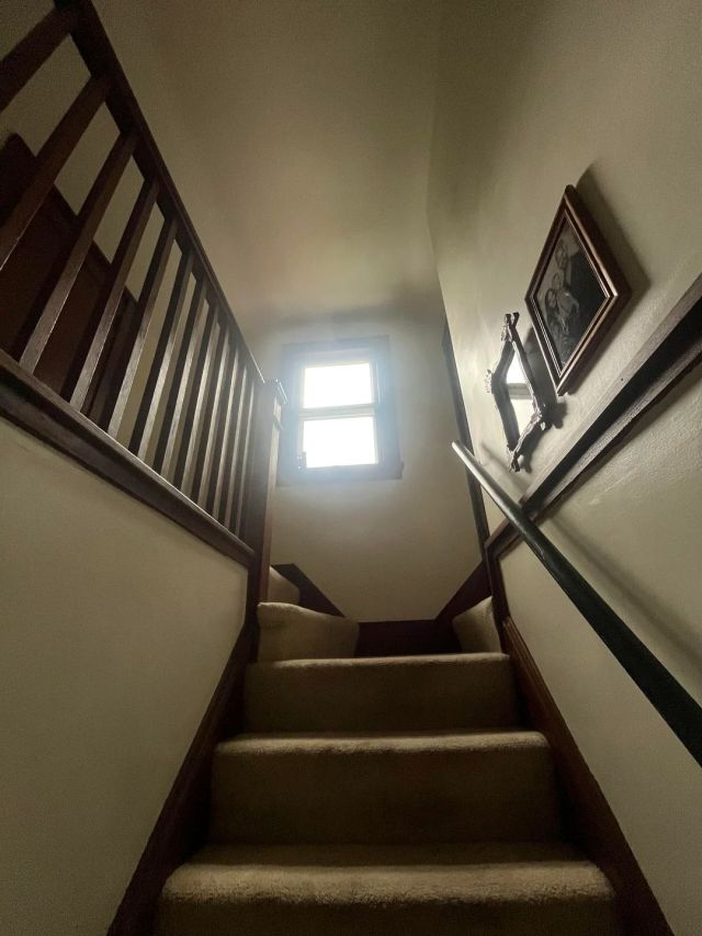 Stairs going up.