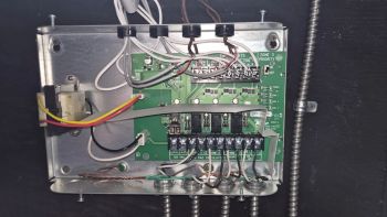 The inside of a Taco HVAC device.